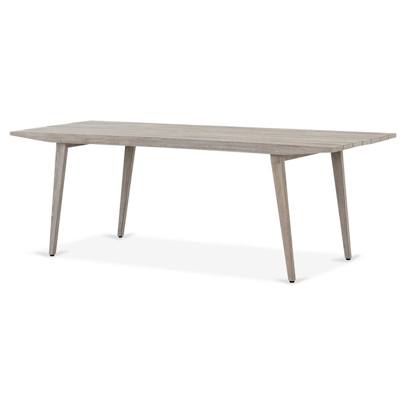 Jason Outdoor Dining Table, Gray
