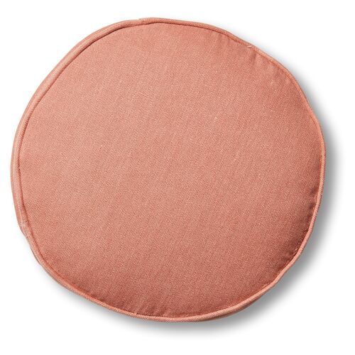 Claire 16x16 Disc Pillow, Rose Linen~P77483519