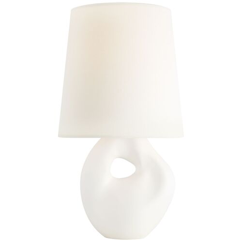 Adria 16" Cordless Table Lamp, Plaster White Adria 16" Cordless Table Lamp, Plaster White