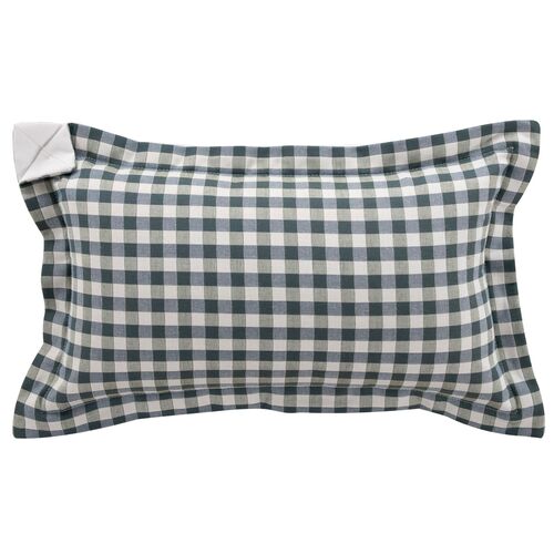 Check Plaid 14x24 Outdoor Lumbar Pillow Check Plaid 14x24 Outdoor Lumbar Pillow
