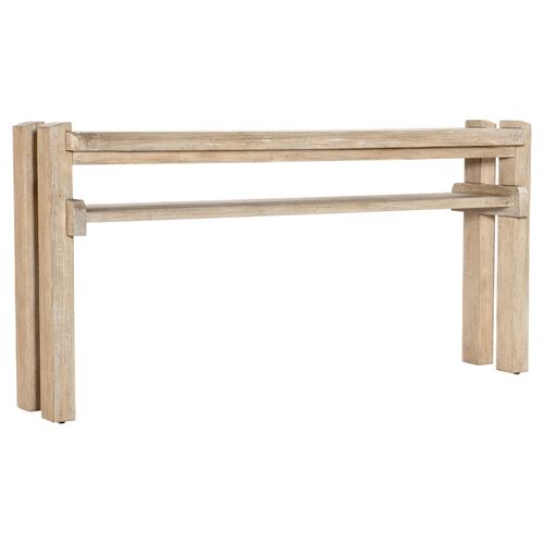 Commerce & Market Narrow Console Table, Natural Commerce & Market Narrow Console Table, Natural