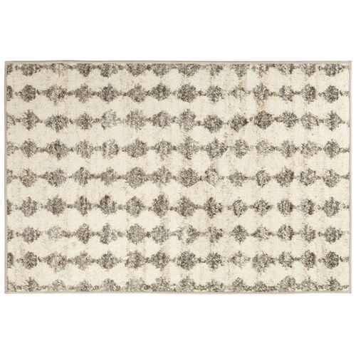 Izzy Machine Washable Rug, Grey