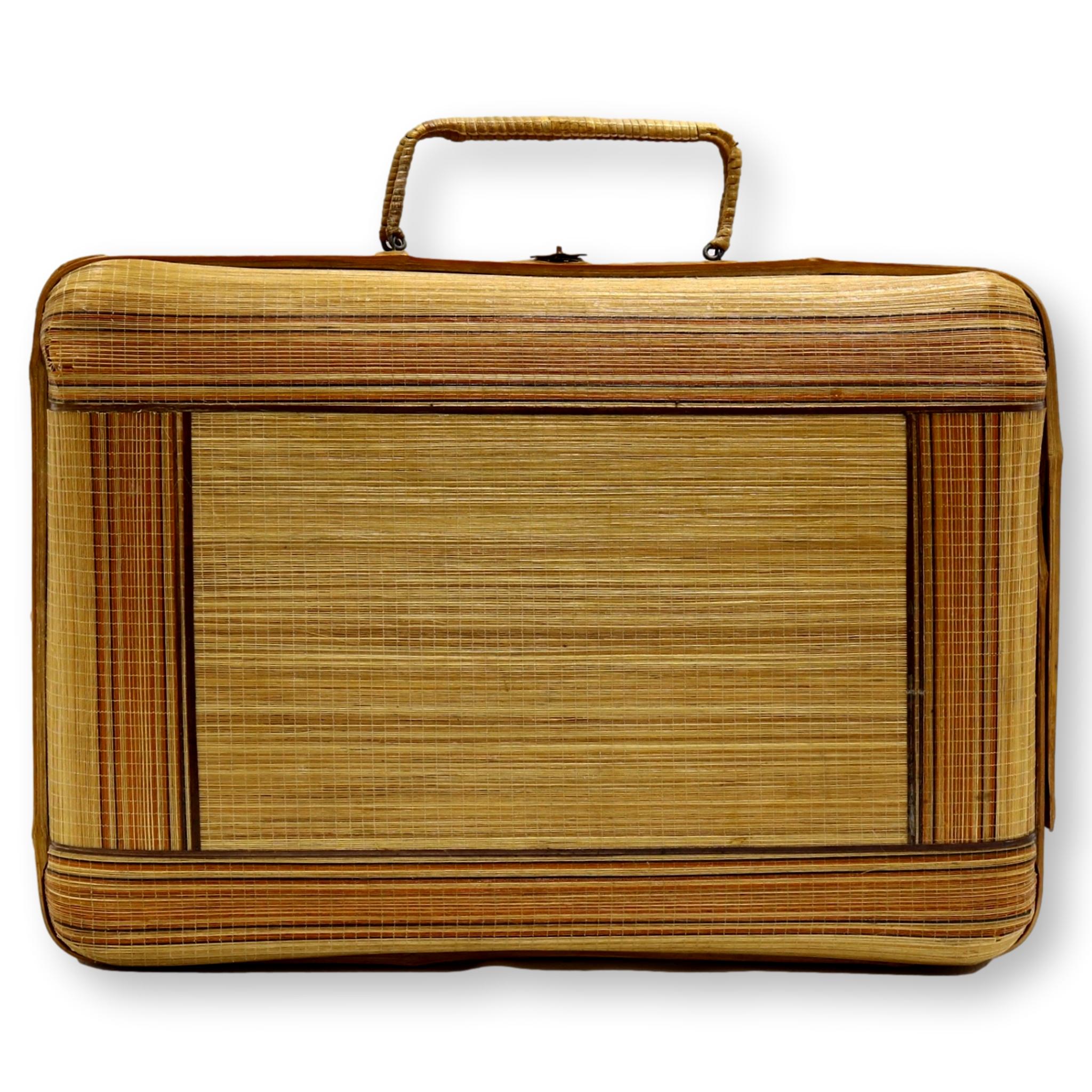Micentury French Rattan Hand Luggage~P77552265