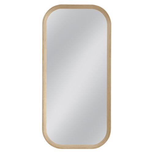 Emily Rounded Wall Mirror, Soft Gold Emily Rounded Wall Mirror, Soft Gold