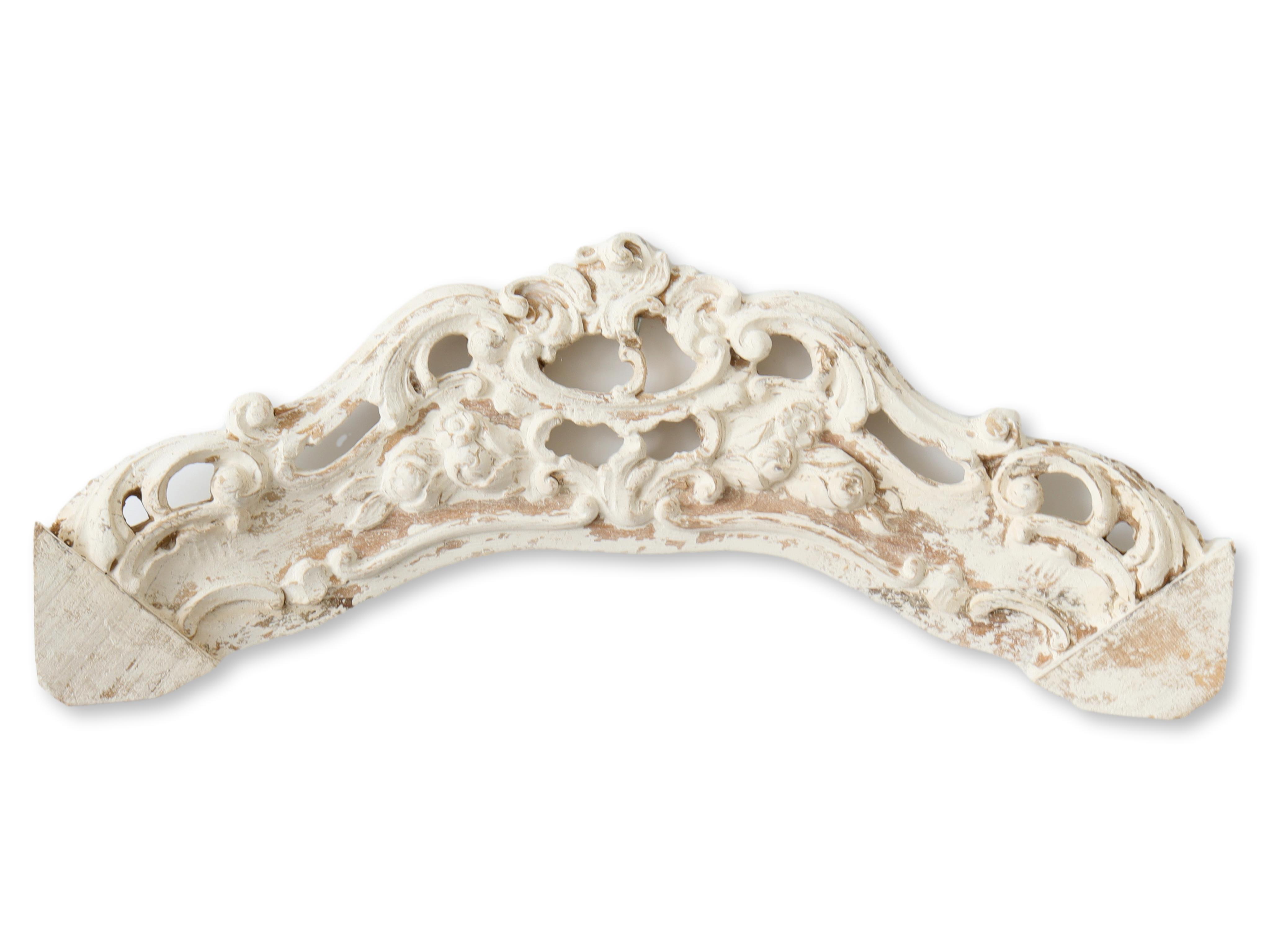 French Whitewash Wall/Over Door Pediment~P77667900