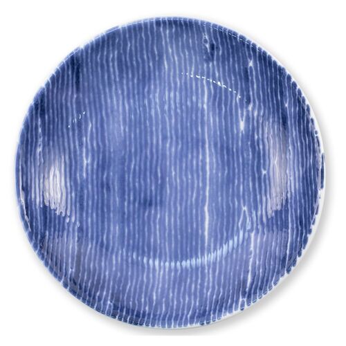 Santorini Stripe Pasta Bowl, Blue/White~P67605699