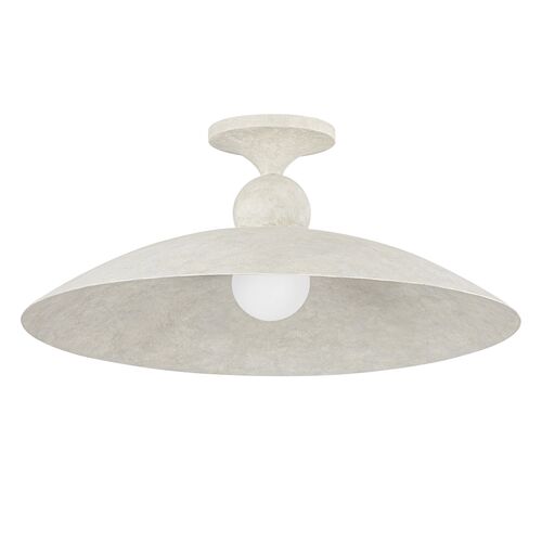 Toren Flush Mount, Limewash Plaster
