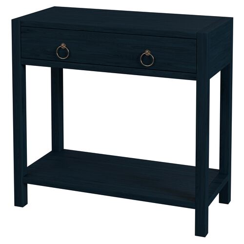 Sully 30" 1-Drawer Nightstand/Console, Navy~P111116707
