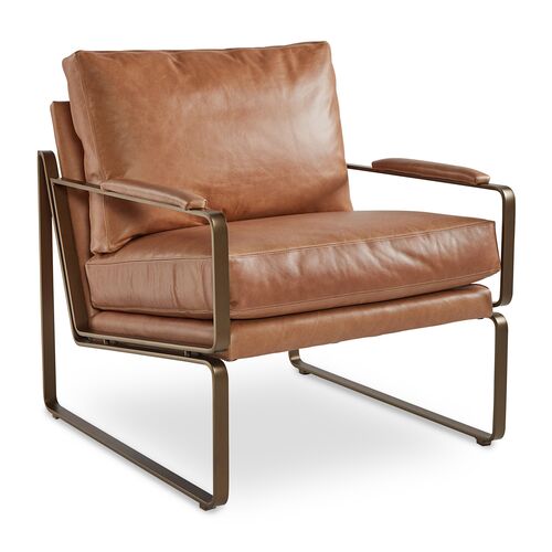 Henry Chair, Café Crypton Leather~P77544100