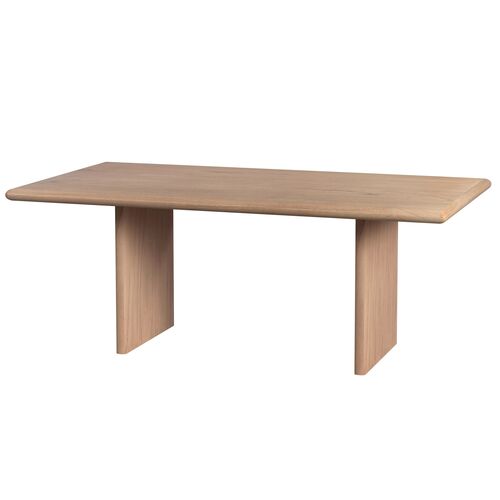 Jade Wood Panel Dining Table