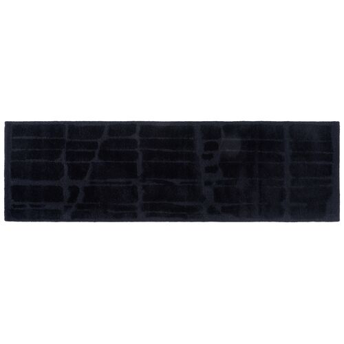 Camerin Hand Tufted Wool Rug, Black Camerin Hand Tufted Wool Rug, Black