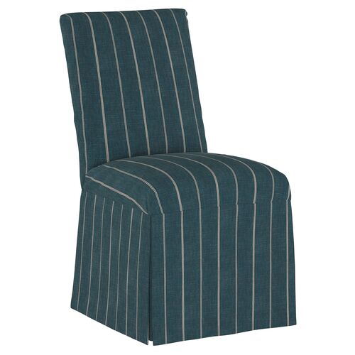 Owen Slipcover Side Chair, Fritz Indigo~P77581266
