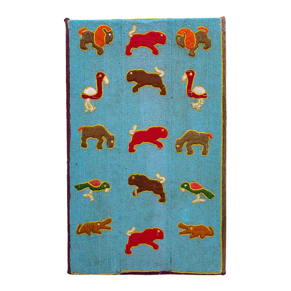 20th Century Animal Beaded Wall Tapestry~P77709480