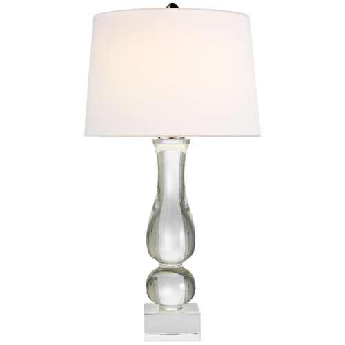 Contemporary Balustrade Table Lamp, Crystal Contemporary Balustrade Table Lamp, Crystal