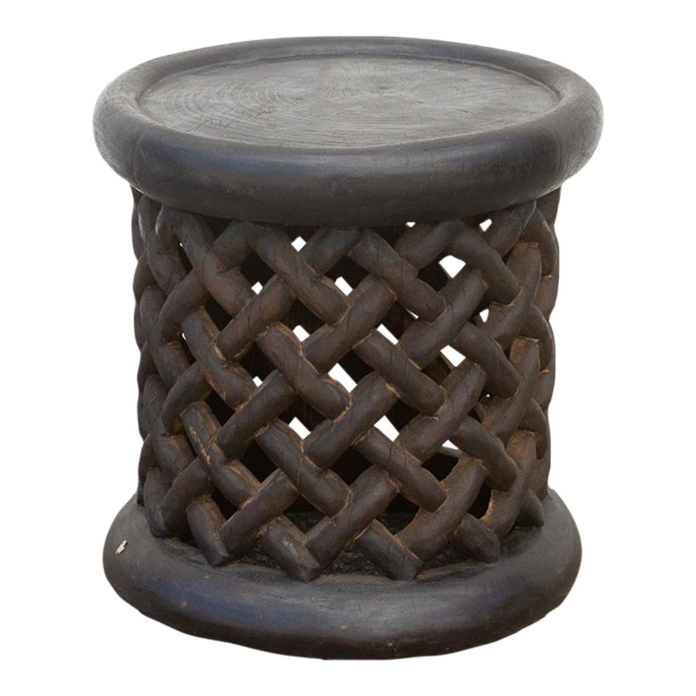 Finely Carved African Bamileke Stool~P77657958
