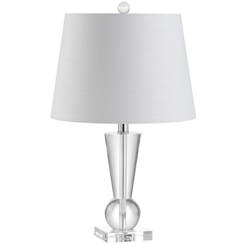 Ramona Crystal Table Lamp, Clear