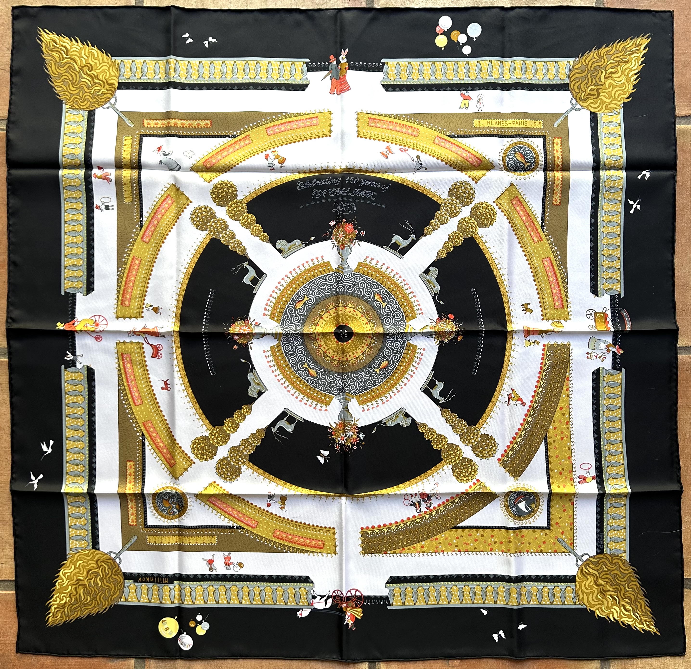 Hermès Jardin Enchante CentralPark Scarf~P77731533