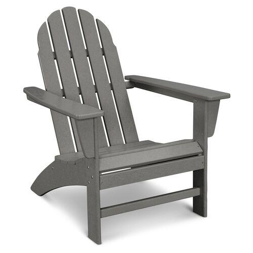 Vineyard Adirondack Chair, Slate Gray~P77438084
