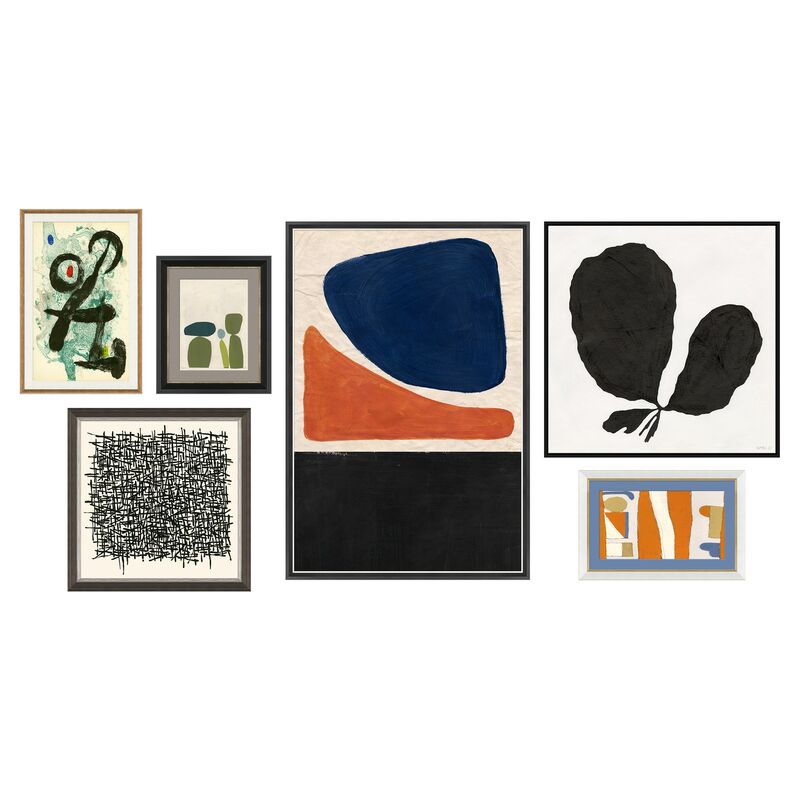 6-Pc Contemporary Gallery Wall