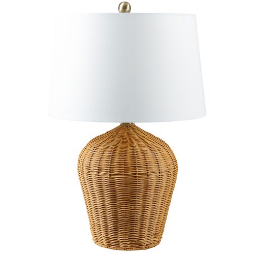 Kingston Rattan Table Lamp, Natural