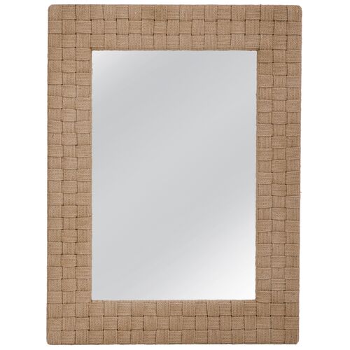 Bexhill Rope Wall Mirror, Brown