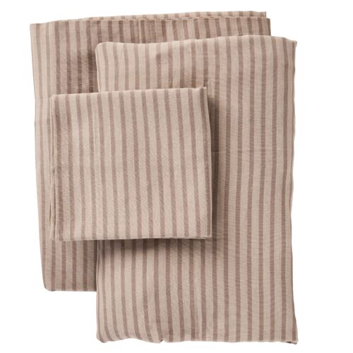 Alder Pin Stripe Cotton Percale Sheet Set Alder Pin Stripe Cotton Percale Sheet Set