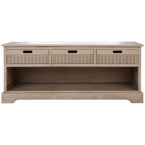 Sylibeth 3-Drawer Storage Bench