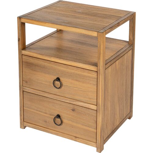 Sully 2-Drawer Nightstand, Natural~P111116692