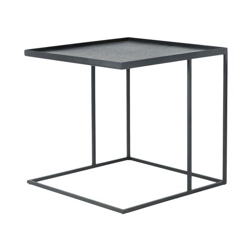 Tray Square Side Table, Black