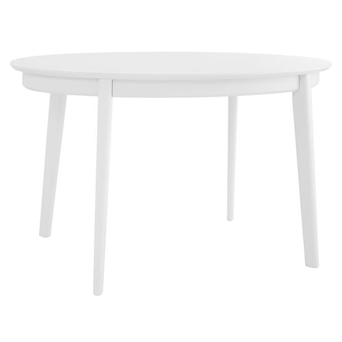 Zayn Oval Dining Table, Matte White~P77629329
