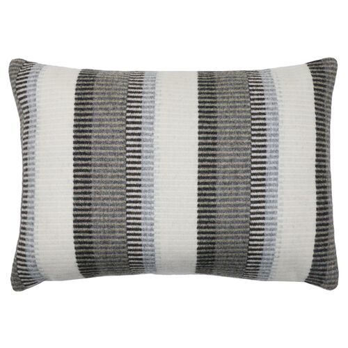 Arthur 14x20 Lumbar Pillow, Gray/Taupe~P77602408