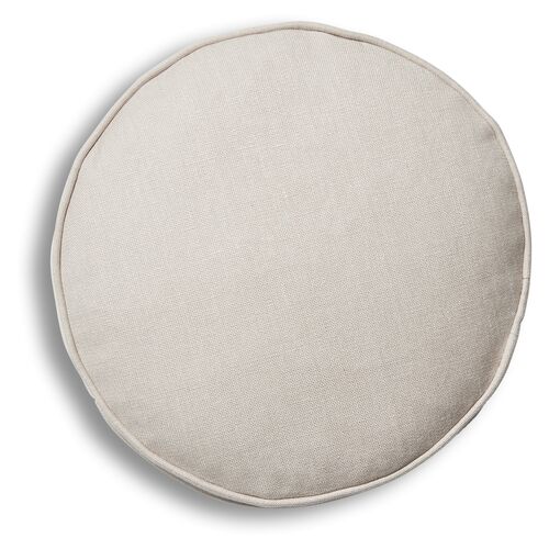 Claire 16x16 Disc Pillow, Quartz Linen~P77483515