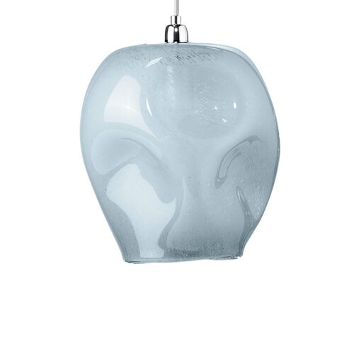 Dimpled Glass Pendant, Cornflower Blue~P77587763