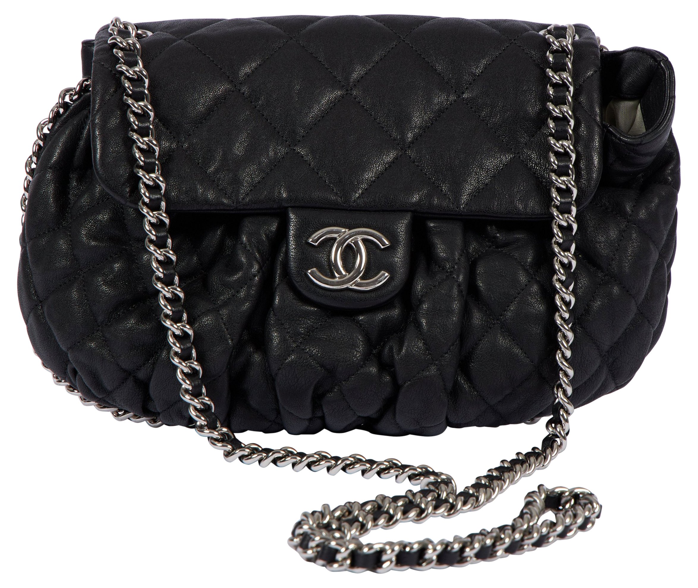 Chanel Medium Black Chain-Around Bag~P77545649
