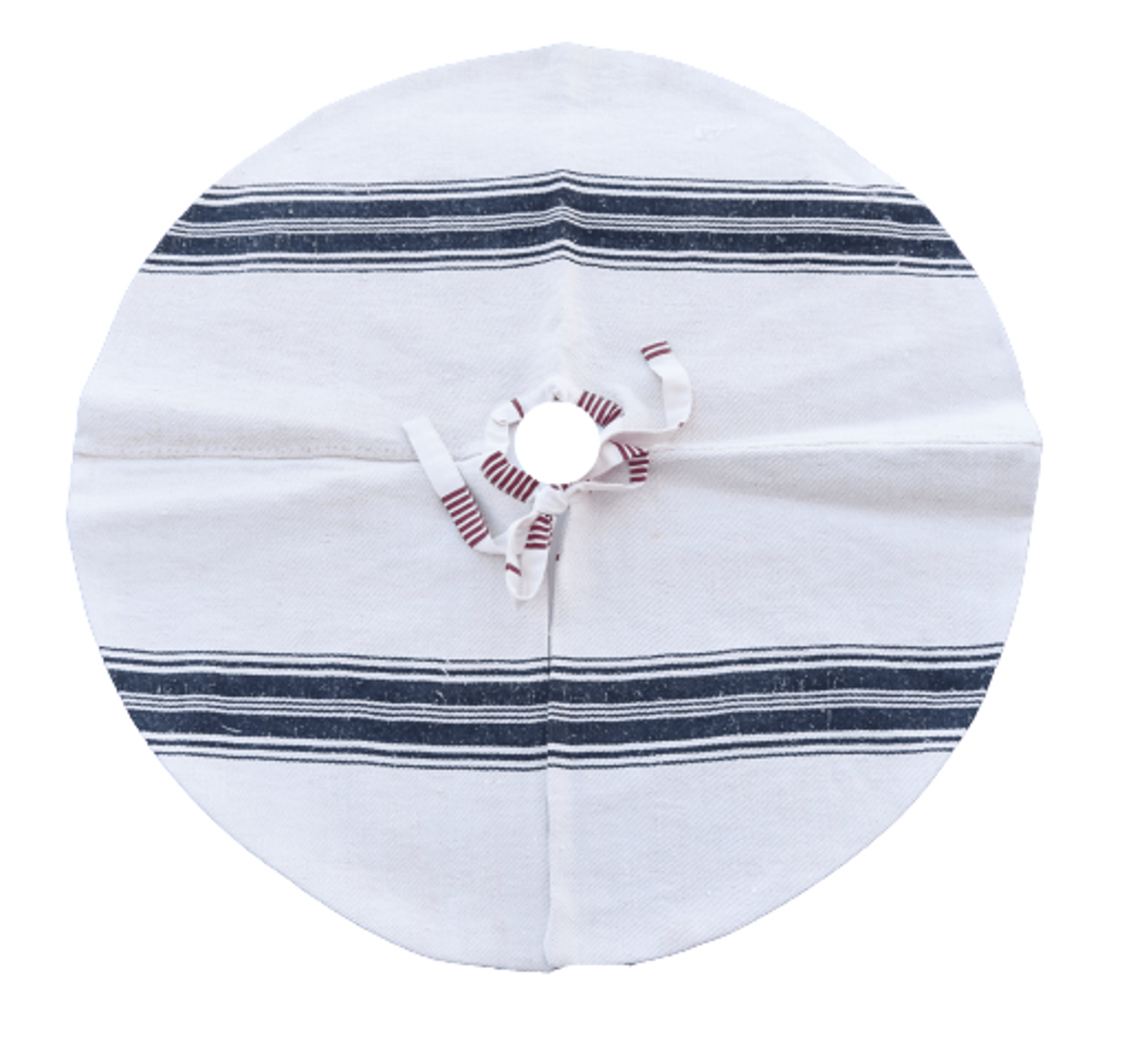 French Grain Sack Christmas Tree Skirt~P77602383