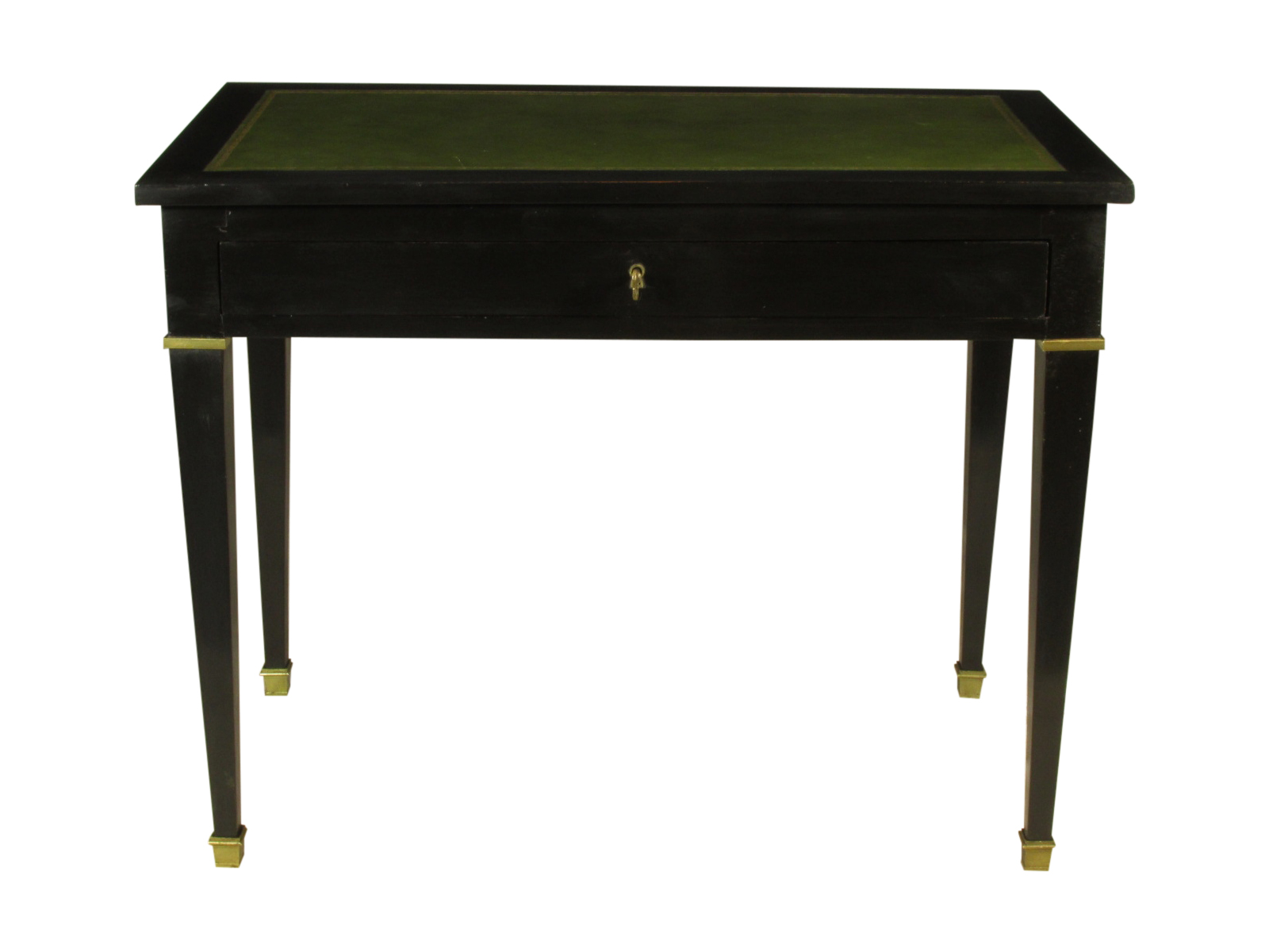 19th-C. Black Lacquer Writing Table~P77667473