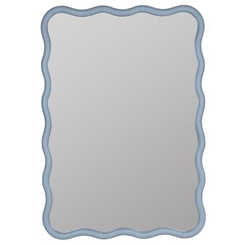 Kiki Wave Custom Painted Wall Mirror