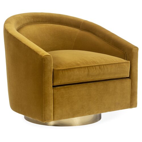 Benson Swivel Chair, Velvet~P77578045