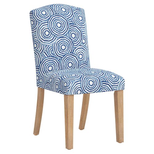 Marie Umbrella Swirl Side Chair, Navy~P77641328
