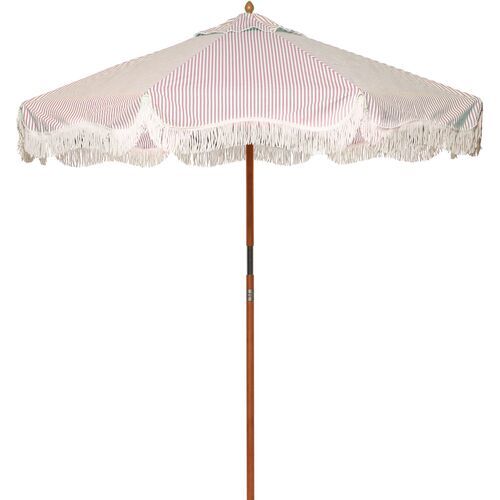 Lauren's Market Patio Umbrella, Pink Stripe~P77628610
