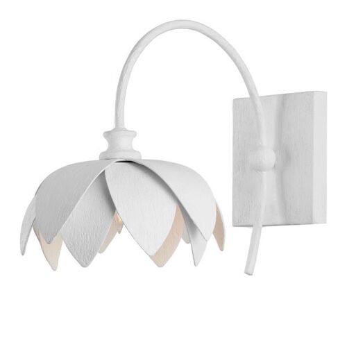 Sweetheart Wall Sconce, Gesso White