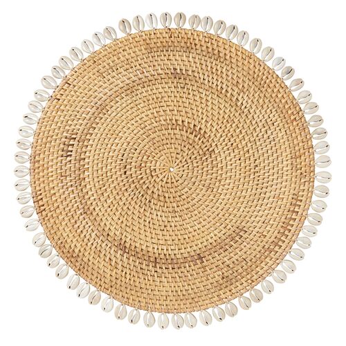 S/4 Capiz Place Mats, Beige~P77629067