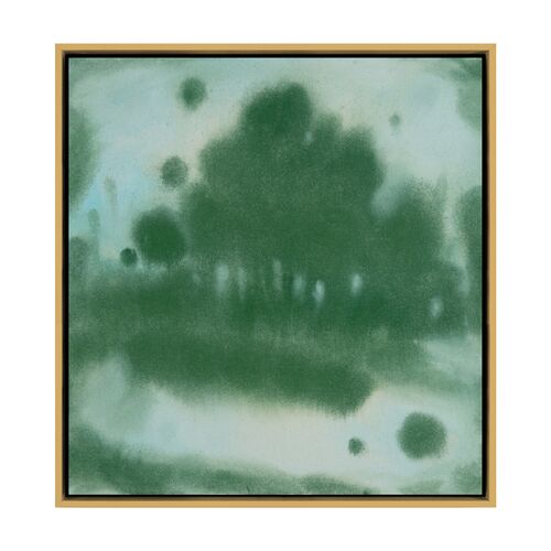 Laura Roebuck, Shady Trees 1 Painting, Framed Canvas