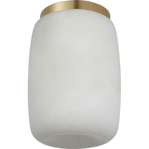 Formosa 5" Elongated Alabaster Flush Mount Formosa 5" Elongated Alabaster Flush Mount