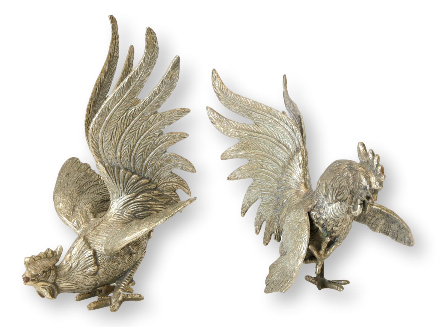 French Fighting Bird Table Ornaments S/2~P77678436