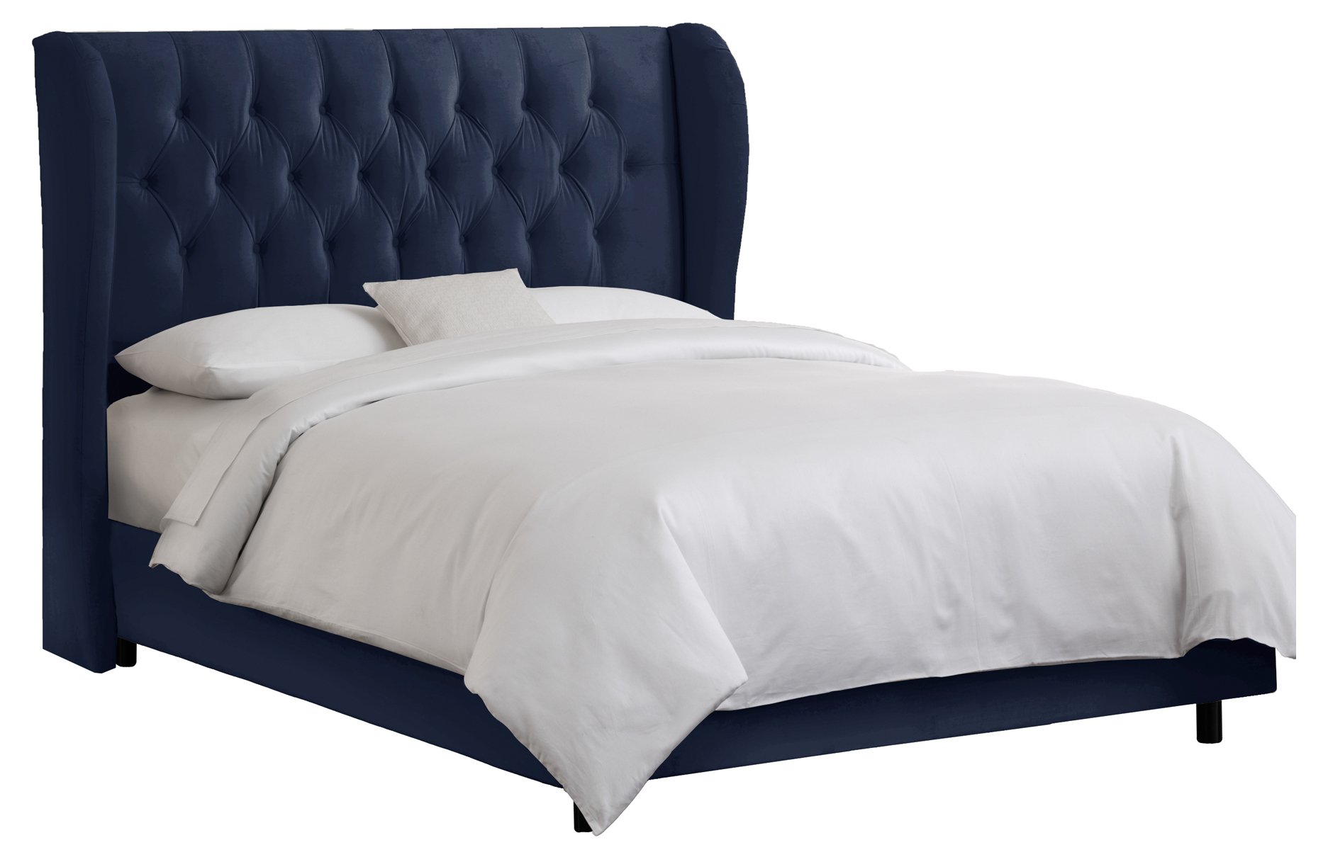 Reed Velvet Wingback Bed One Kings Lane