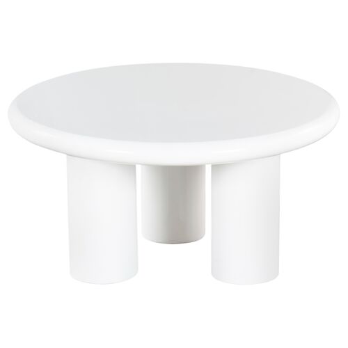 Kyraen Round Concrete Coffee Table Kyraen Round Concrete Coffee Table