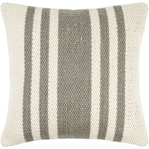 Wyatt Stripe Wool Pillow