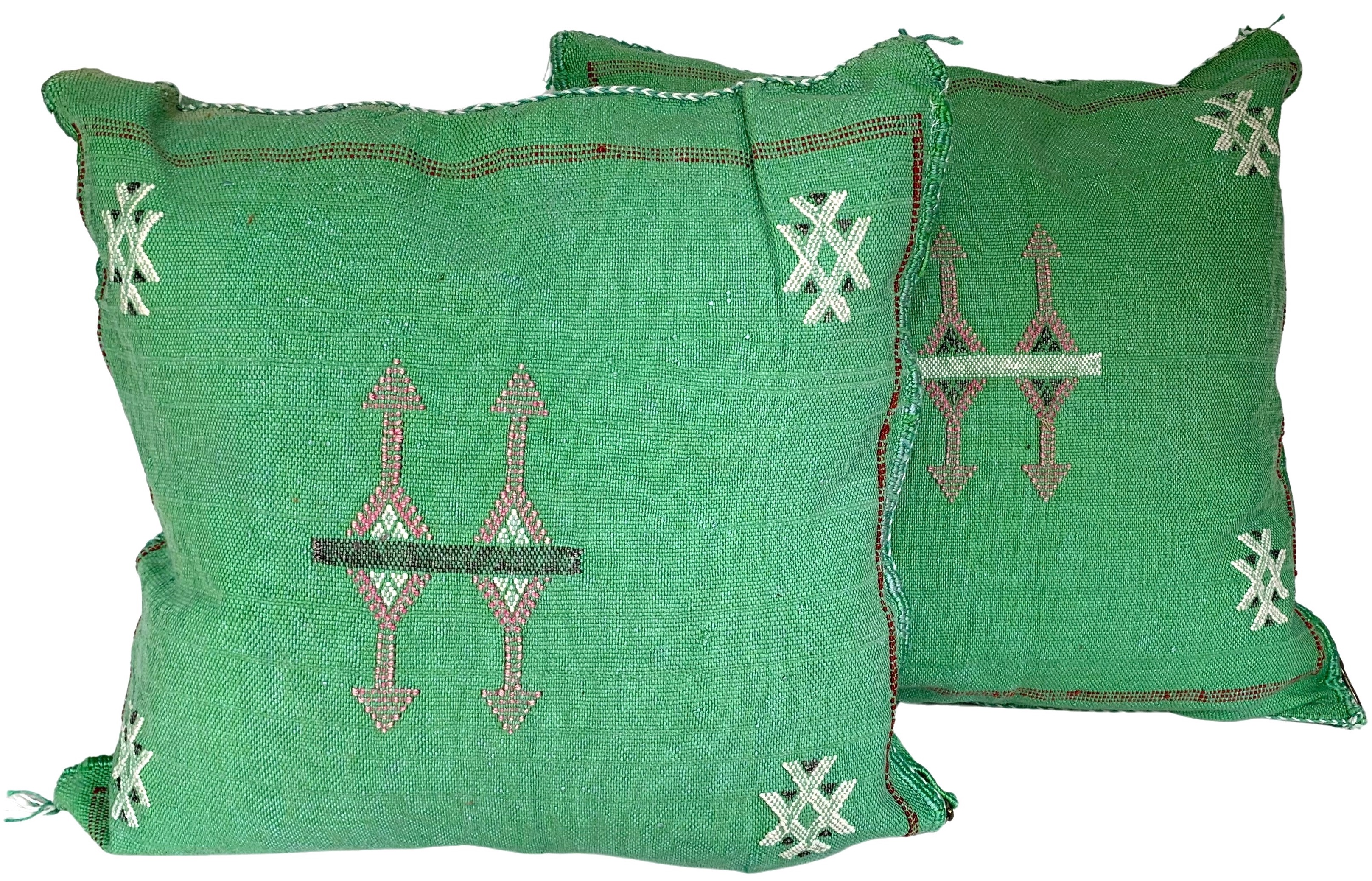 Moroccan Sabra Silk Pillows, Pair~P77659749