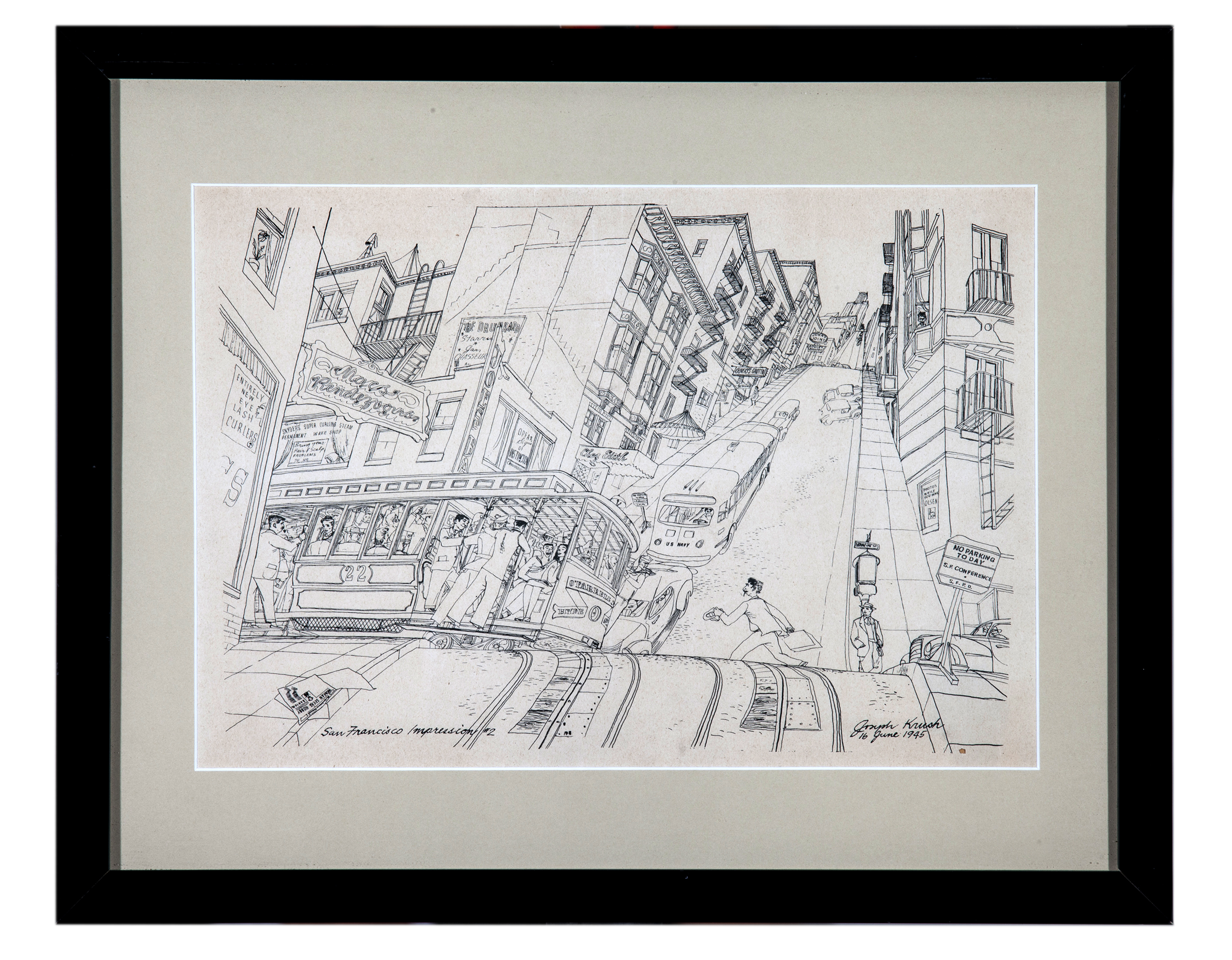 Printed Illustration Joseph Krush 1946~P77687489